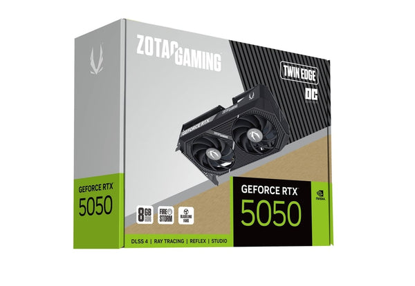 ZOTAC Gaming GeForce Twin Edge RTX 5050 OC 8GB GDDR6 Graphics Card
